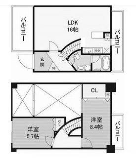 物件○○の間取り図