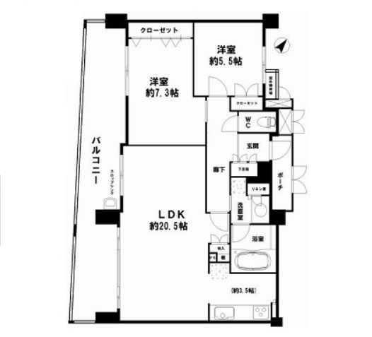 物件○○の間取り図