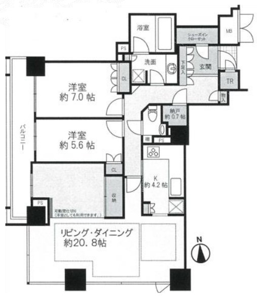 物件○○の間取り図