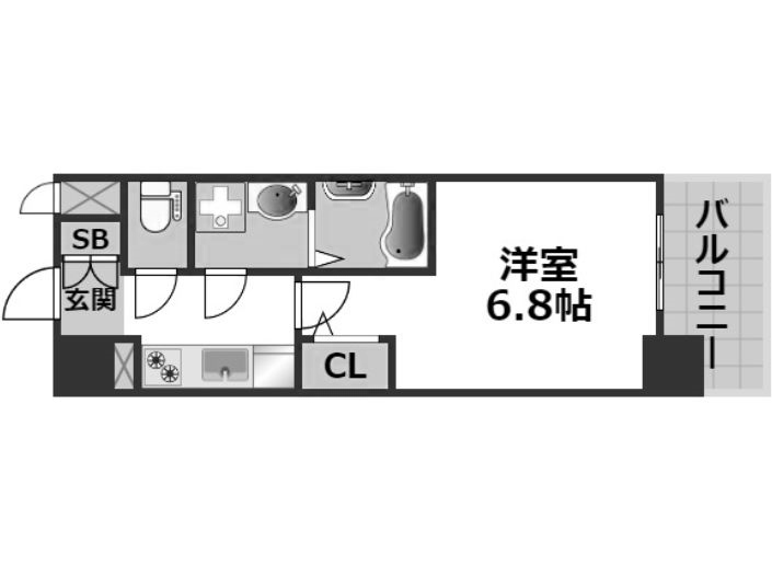 物件○○の間取り図