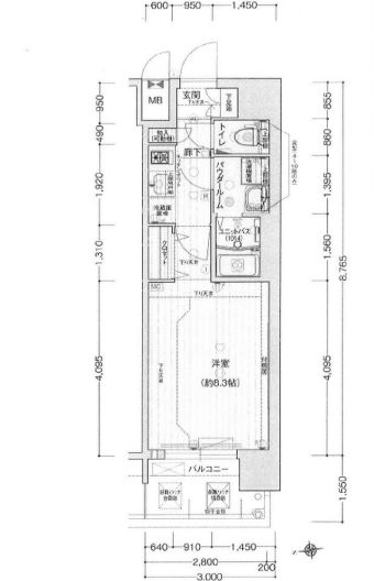 物件○○の間取り図