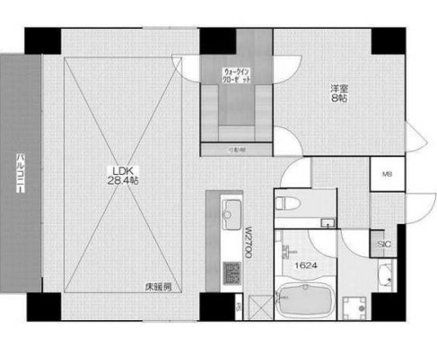 物件○○の間取り図