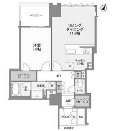 物件○○の間取り図