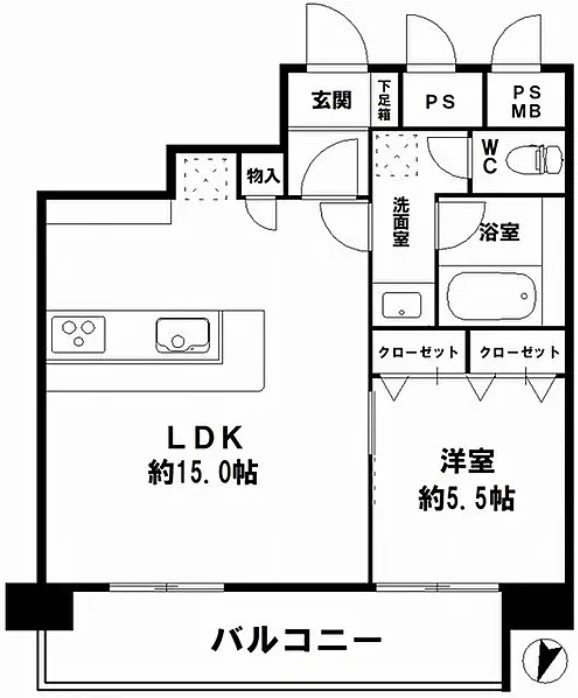 物件○○の間取り図