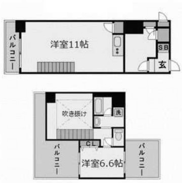 物件○○の間取り図