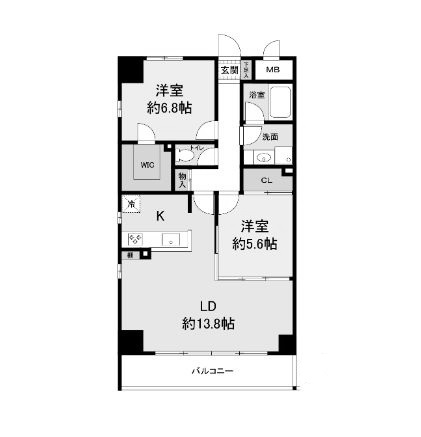 物件○○の間取り図