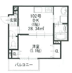 物件○○の間取り図