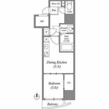 物件○○の間取り図