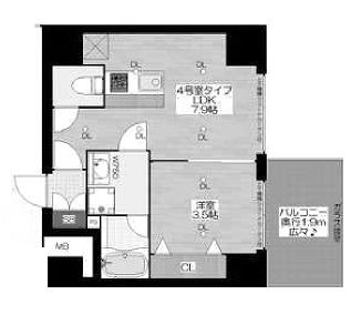 物件○○の間取り図