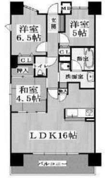 物件○○の間取り図