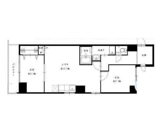 物件○○の間取り図