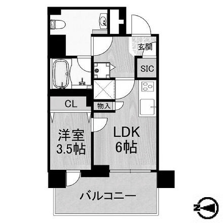 物件○○の間取り図