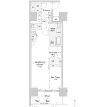 物件○○の間取り図