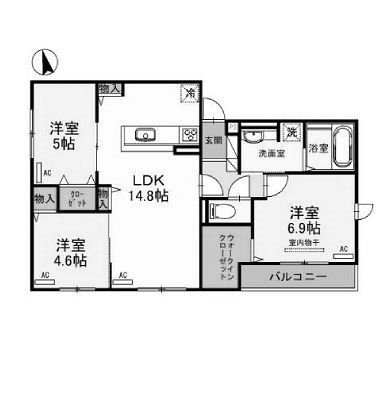 物件○○の間取り図