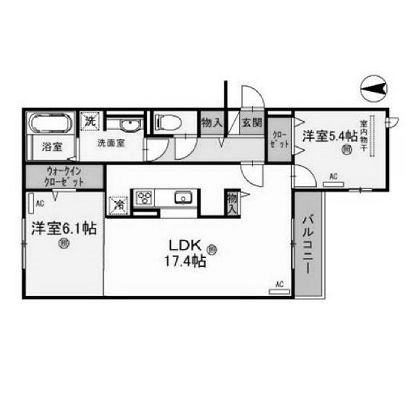 物件○○の間取り図