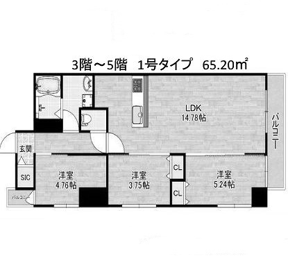 物件○○の間取り図