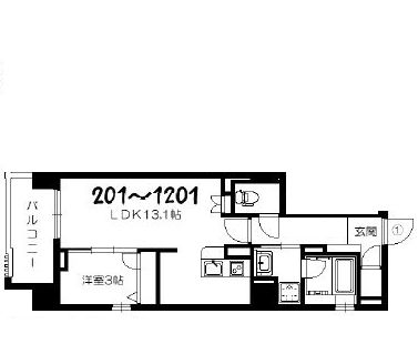 物件○○の間取り図