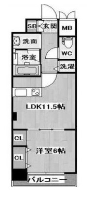 物件○○の間取り図