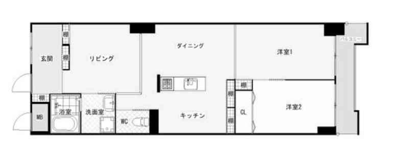 物件○○の間取り図