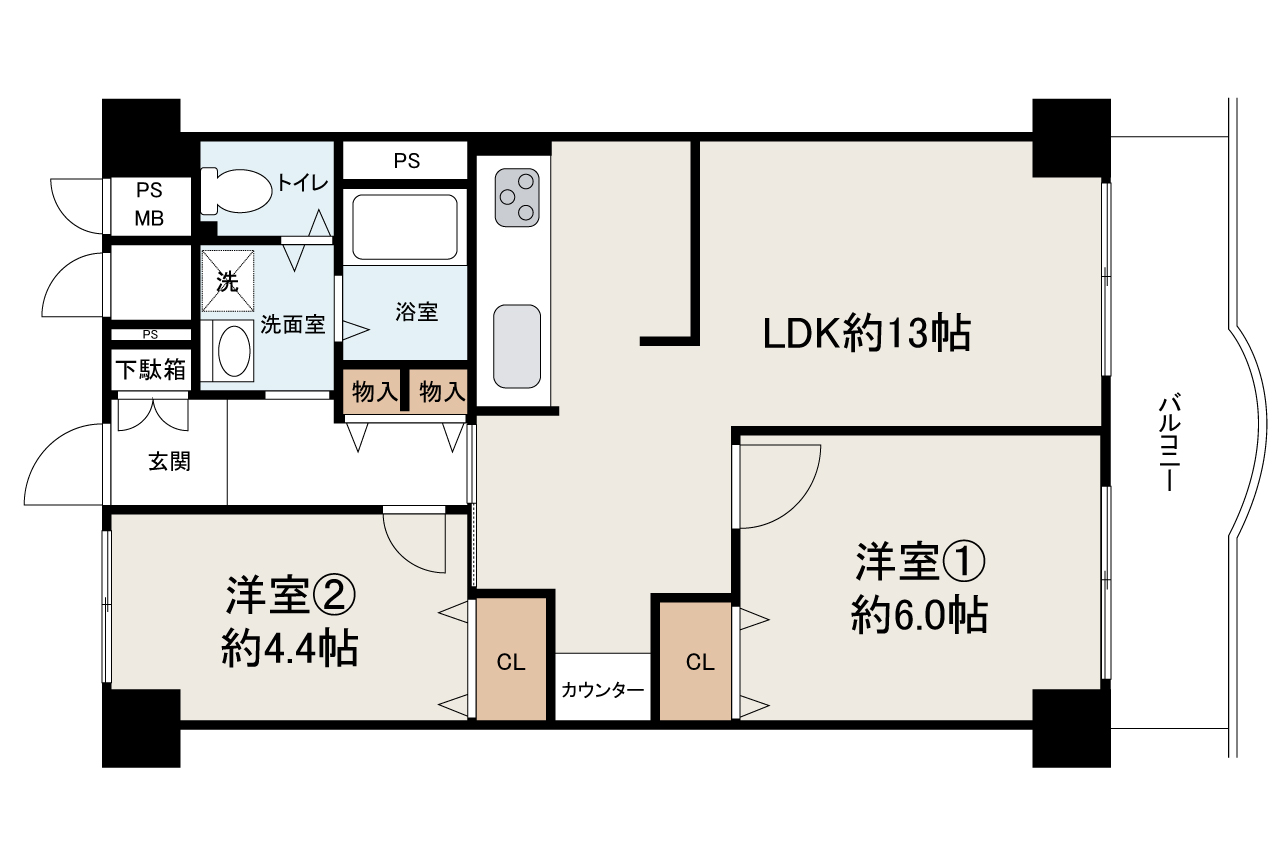 物件○○の間取り図