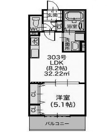 物件○○の間取り図