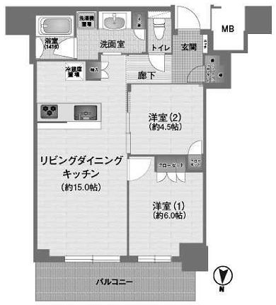 物件○○の間取り図