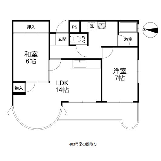 物件○○の間取り図