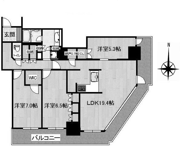 物件○○の間取り図