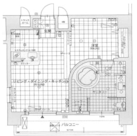 物件○○の間取り図