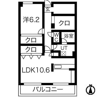 物件○○の間取り図