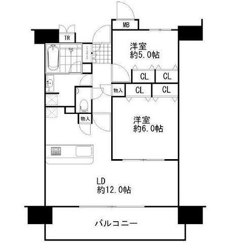 物件○○の間取り図