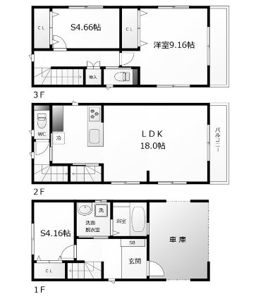 物件○○の間取り図