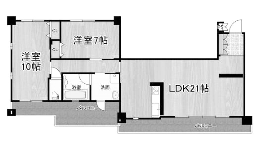 物件○○の間取り図