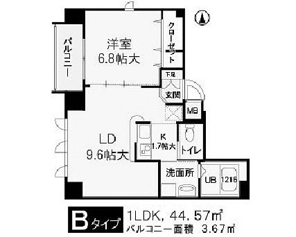 物件○○の間取り図