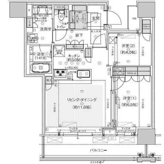 物件○○の間取り図