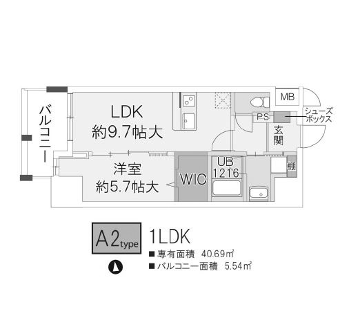 物件○○の間取り図