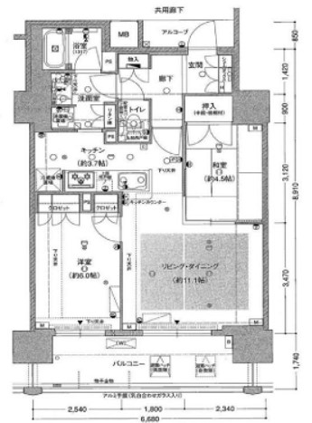 物件○○の間取り図