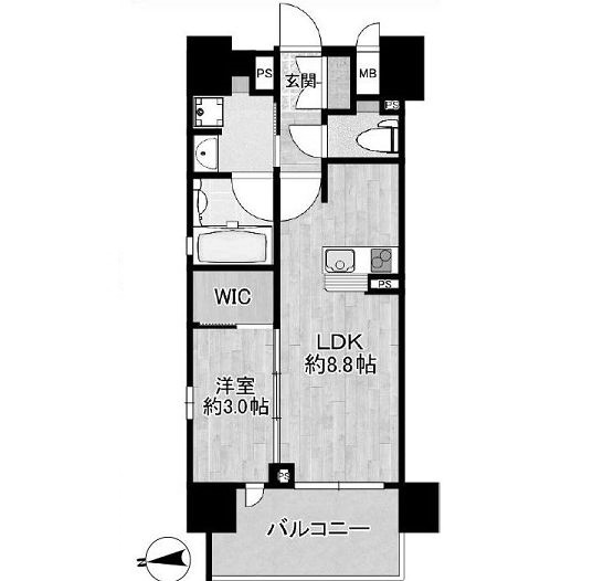 物件○○の間取り図