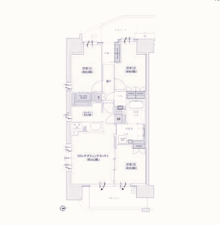 物件○○の間取り図