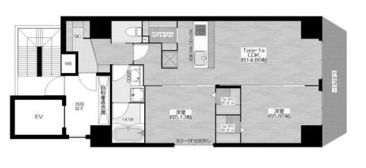 物件○○の間取り図