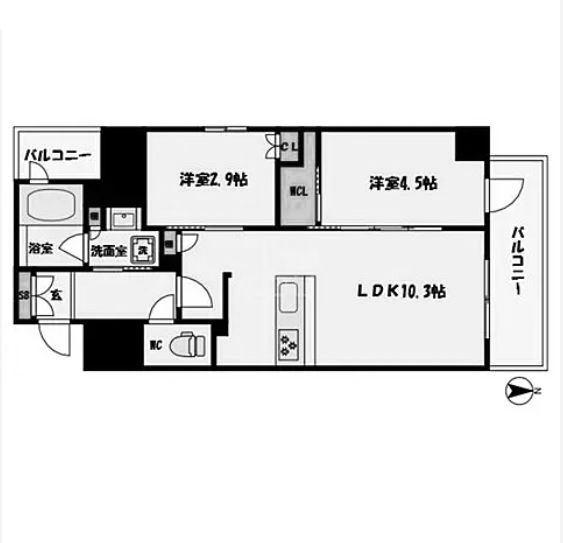 物件○○の間取り図