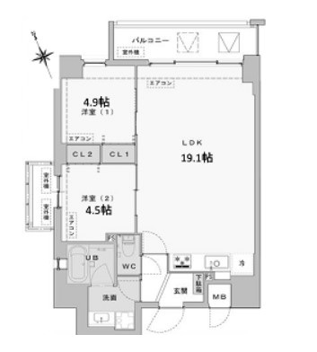 物件○○の間取り図