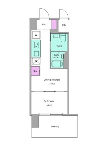 物件○○の間取り図