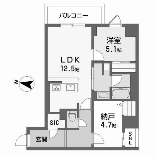 物件○○の間取り図