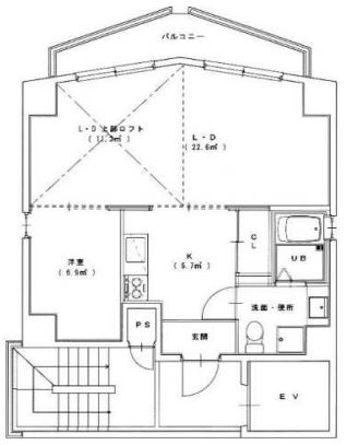 物件○○の間取り図