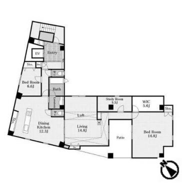 物件○○の間取り図