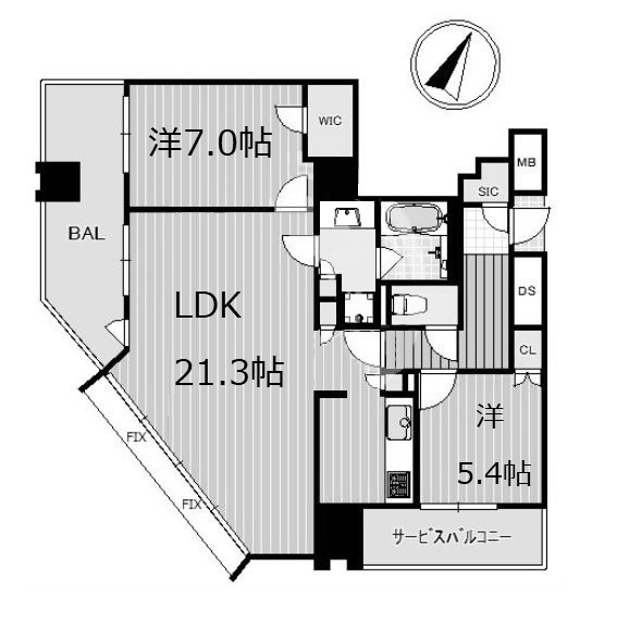 物件○○の間取り図