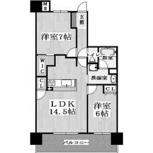 物件○○の間取り図