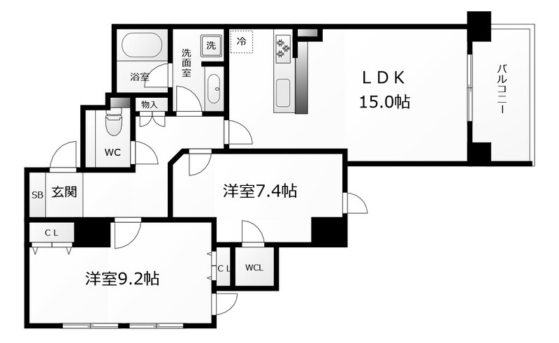 物件○○の間取り図