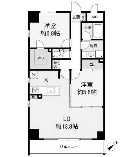 物件○○の間取り図